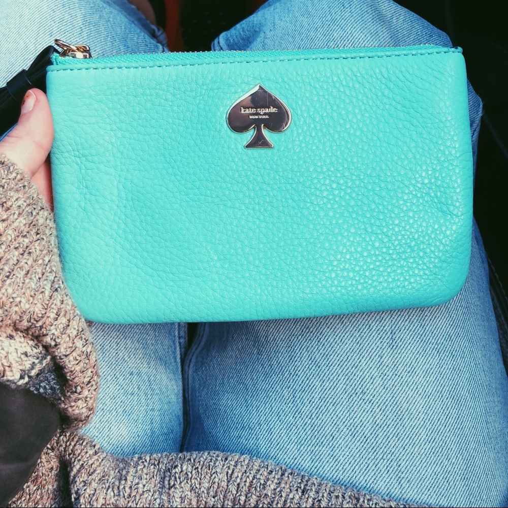 SALE!! Small blue Kate Spade clutch